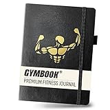 GYMBOOK® Premium Workout Journal - Ideales Trainingstagebuch für mehr Fortschritt. Hochwertiges Fitness Notizbuch & Logbuch für Frauen & Männer. DIN A5